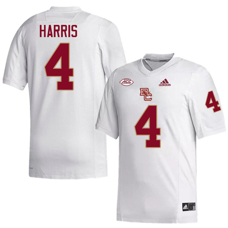 Reed Harris Jersey,#4 Reed Harris Boston College Eagles Football Jersey,Uniforms-White